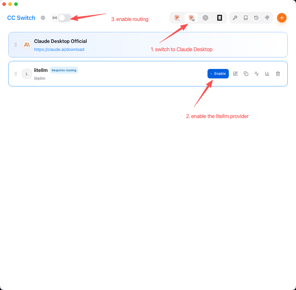 CC Switch SQL import step 5